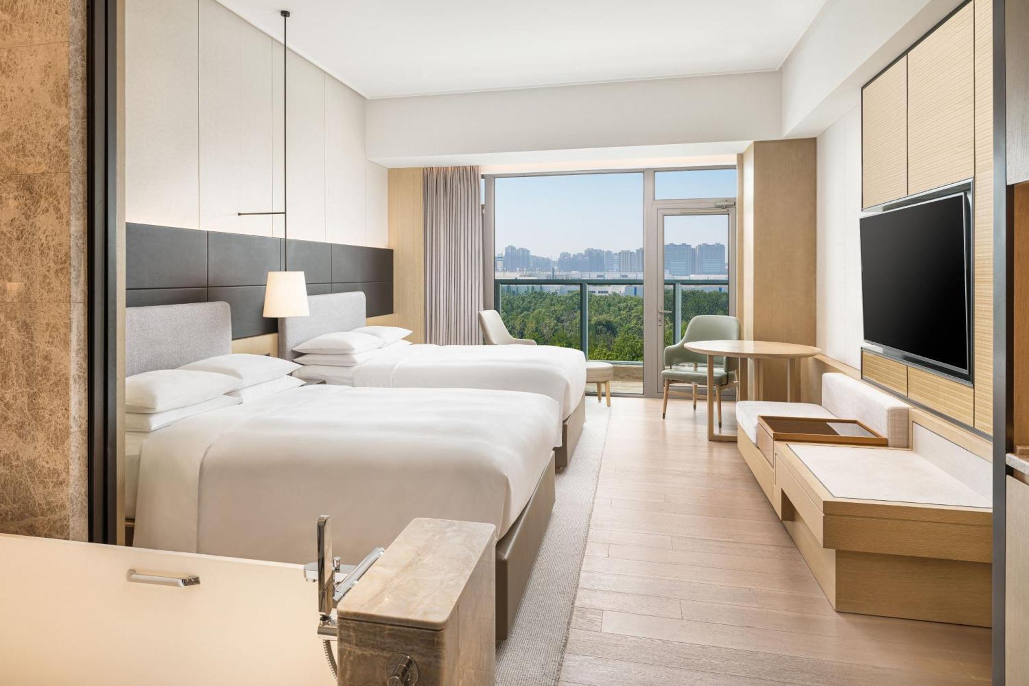 Yantai Marriott Hotel Buitenkant foto